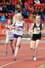 Girls under-13s 1500 metres, North Eastern Track and Field Champs, Gateshead Stadium. Photo: David T. Hewitson/Sports for All Pics